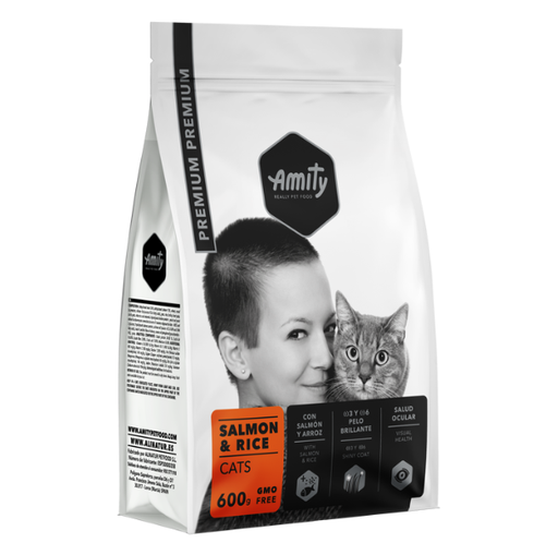 [04GA000500.0002.0704] AMITY CAT PREMIUM  ADULT SALMON 600GR