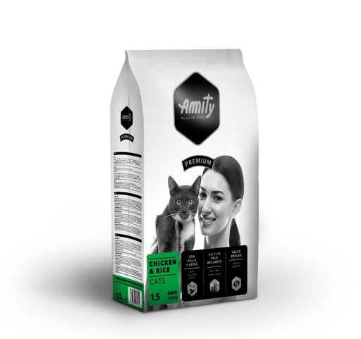 [04GA001500.0003.0240] AMITY CAT PREMIUM  ADULT CHICKEN 1,5KG