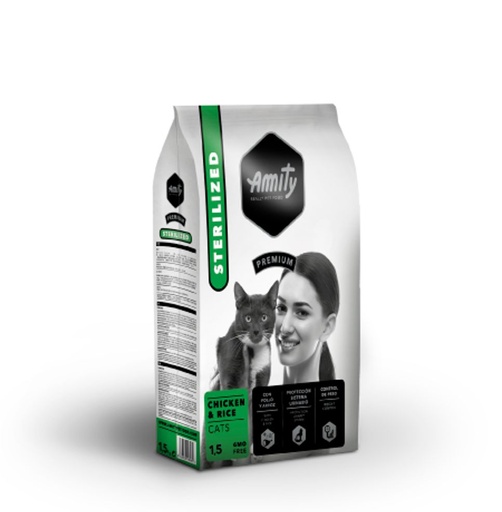 [04GA001500.0008.0240] AMITY CAT PREMIUM  STERILIZED CHICKEN 1,5KG
