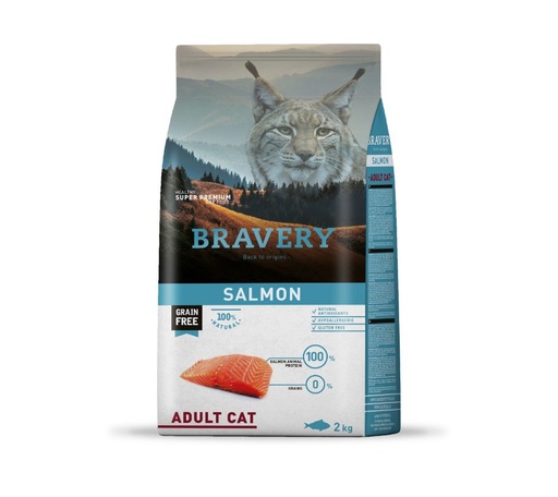 [04GA002000.0011.0192] BRAVERY CAT ADULT STERILIZED SALMON 2KG