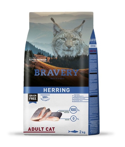 [04GA002000.0031.0192] BRAVERY CAT ADULT HERRING 2KG