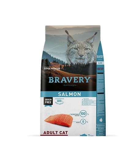 [04GA007000.0003.0056] BRAVERY CAT ADULT SALMON 7KG