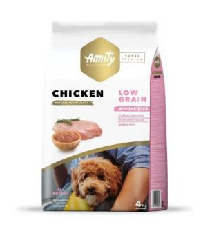 [04PE004000.0006.0096] AMITY DOG LOW GRAIN ADULT CHICKEN 4KG