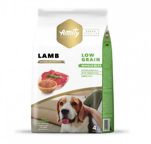 [04PE004000.0008.0096] AMITY DOG LOW GRAIN ADULT LAMB 4KG