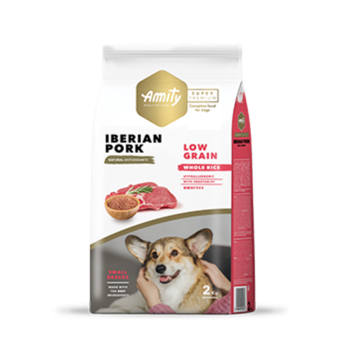 [04PE00700000190060] AMITY DOG LOW GRAIN MINI ADULT IBERIAN PORK 7KG