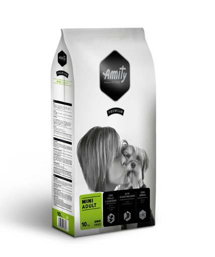 [04PE010000.0004.0040] AMITY DOG PREMIUM MINI ADULT CHICKEN&LAMB 10KG