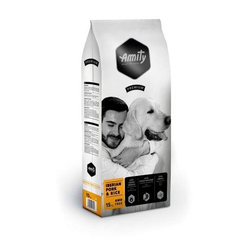 [04PE015000.0007.0027] AMITY DOG PREMIUM ADULT IBERIAN PORK 15KG
