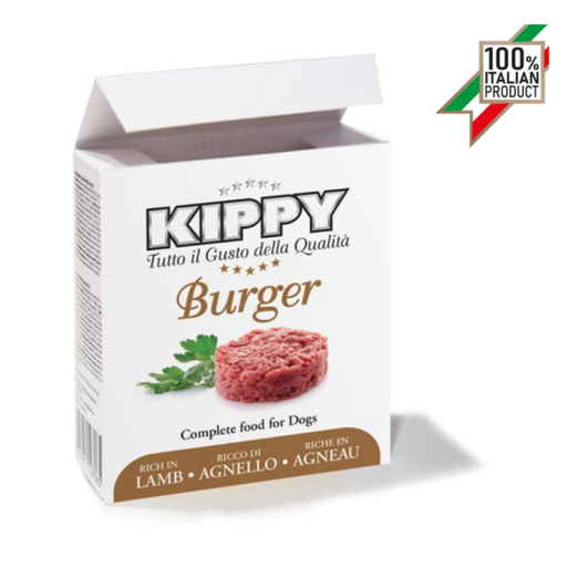 [1291] KIPPY DOG HAMBURGUESA PATÉ CORDERO 100GR (20 UND.)