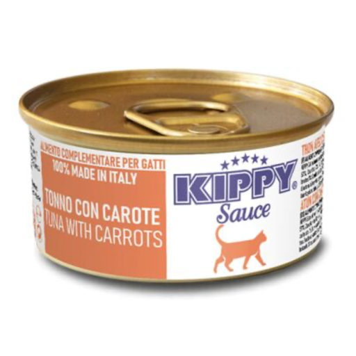 [1926] KIPPY CAT ADULT SALSA ATÚN CON ZANAHORIAS 70gr (24 UND.)