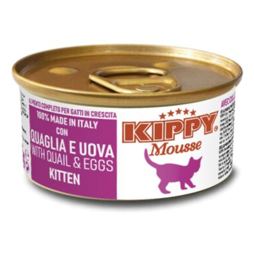 [1940] KIPPY CAT KITTEN MOUSSE CODORNICES Y HUEVO 85GR (24 UND.)