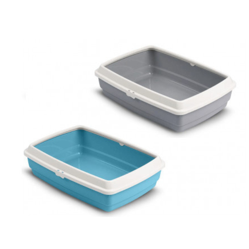 [25150070] LEO PET TOILET "MICIO" CON MARCO COLORES SURTIDOS 53x38x16h cm