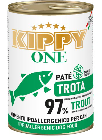 [2567] KIPPY ONE DOG ADULT MONOPROTEICA TRUCHA 400GR (24 UND.)