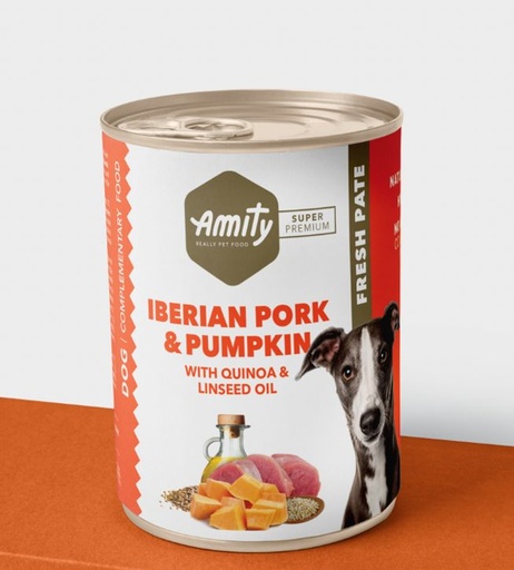 [30PE000400.0002.0132] AMITY DOG PREMIUM HUMEDO IBERIAN PORK 400GR