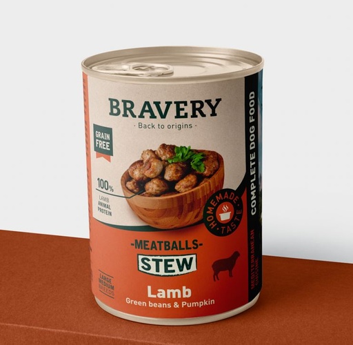[30PE000415.0002.0132] BRAVERY ALBONDIGAS DE CORDERO 415GR