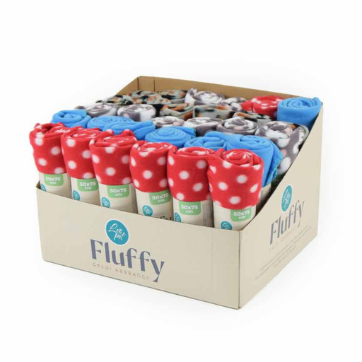 [350437] LEO PET MANTA POLAR SUAVE SURTIDO FANTASIA 50x75 CM