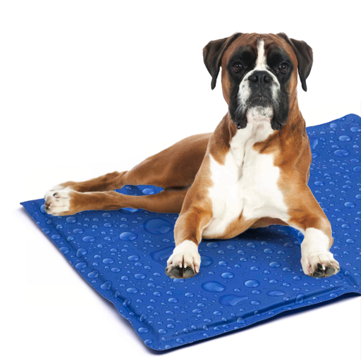 [351199] LEO PET ALFOMBRA REFRESCANTE PARA PERROS GRIS BURBUJAS 100X80CM 