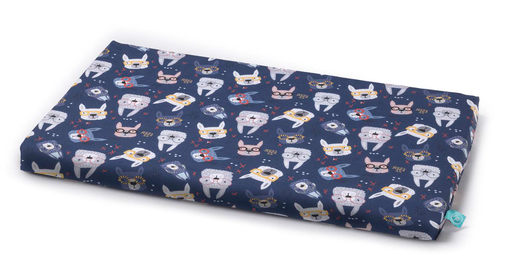 [CB1457032] LEO PET COLCHON ESPUMA "MARTE" ESTAMPADO ALPACA 60X100X4H CM