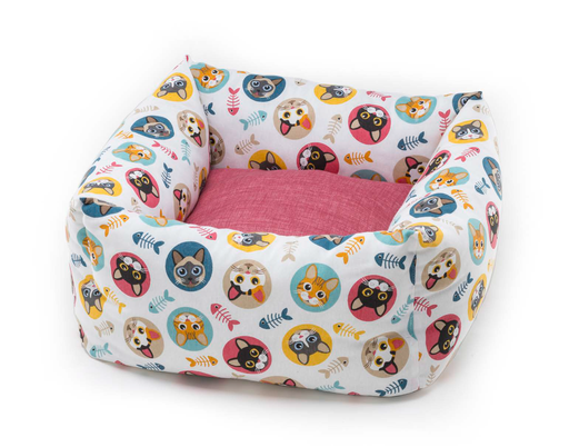 [CB3115035] LEO PET CUNA "RODI" CUADRADA 50x50x20 CM