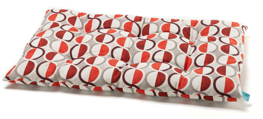 [CBBO60043] LEO PET COJIN "BOMBER" CIRCULOS ROJOS 40X60 CM