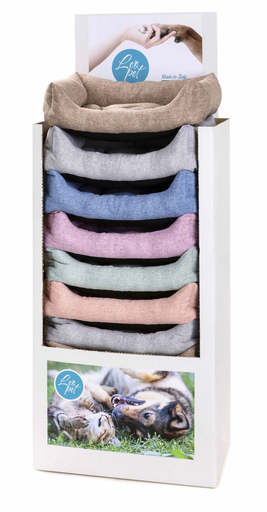 [CBF45039S] LEO PET EXPOSITOR CUNAS RODI COLORES LISOS PASTEL SURTIDO 43X56 CM (14 UNIDADES POR EXPOSITOR)