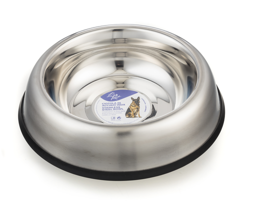 [CD358662] LEO PET BOWL DE ACERO INOXIDABLE ANTIDESLIZANTE 2800 ML