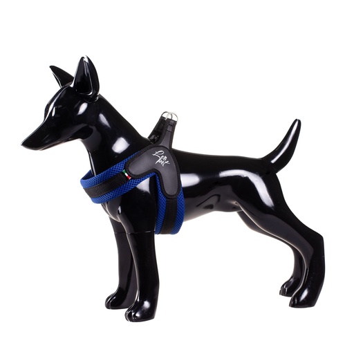 [CGM7023] LEO PET ARNES DE PVC-NYLON-MALLA AZUL T-3 40-50CM