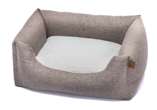 [CP3157052] LEO PET CAMA RODI BEIGE NIEVE 85X110CM