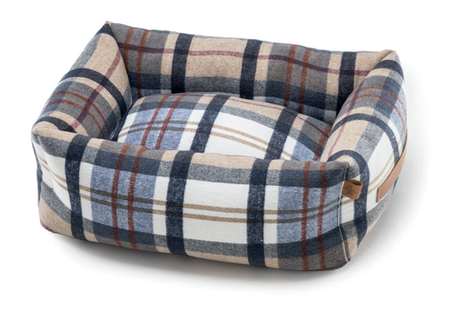 [CP5531055] LEO PET CAMA ELBA TARTÁN AZUL 70X85 CM