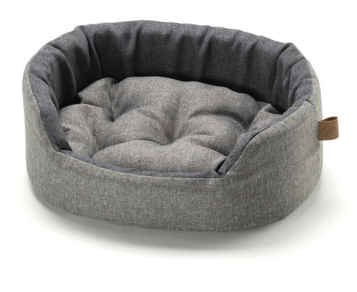 [CP6730069] LEO PET CAMA ESPUMA LUX DOBLE GRIS 65X46X17CM