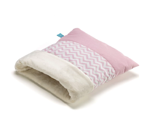 [CP7301059] LEO PET SACO PUPPIES IRIDE ZIG ZAG ROSA 40X50 CM