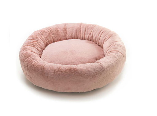 [CP8021071] LEO PET CAMA DONUT ROSA SUPER SUAVE 75X20 CM