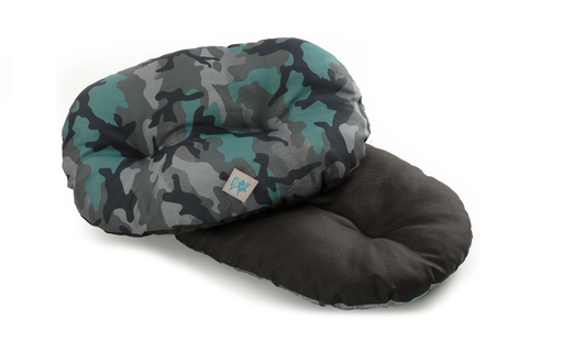 [CT1170005] LEO PET COJIN OVALADO NETTUNO OXFORD CAMUFLAJE RESIST. AL AGUA 90X65 CM