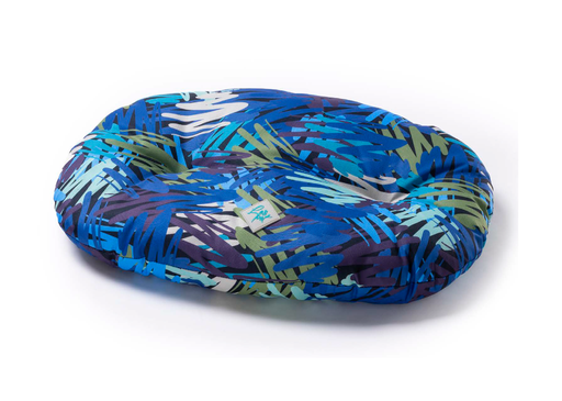 [CT1180016] LEO PET COJÍN OVALADO NETTUNO OXFORD AZUL OCÉANO RESISTENTE AL AGUA 105X70 CM