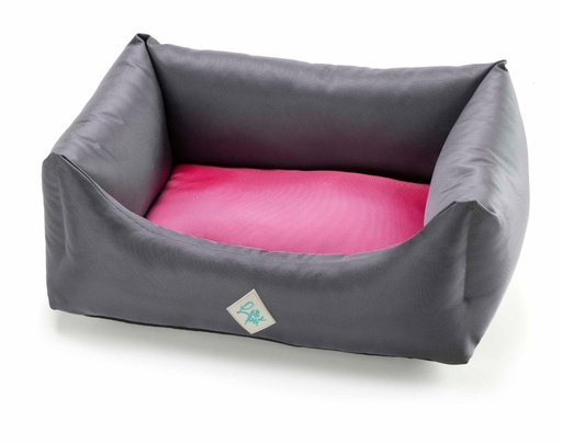 [CT3137014] LEO PET CAMA RODI EXTRA FUERTE FUCSIA Y GRIS AGUA 60X70 CM