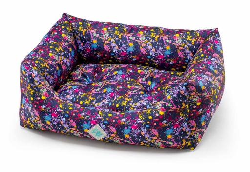 [CT3140017] LEO PET CAMA RODI OXFORD COLORES ABSTRACTOS RESISTENTE AL AGUA 70X85 CM