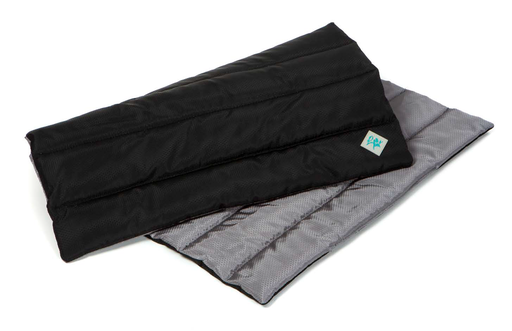 [CT6217004] LEO PET ALFOMBRA DE VIAJE OXFORD NIDO DE ABEJA NEGRO Y GRIS 70X95 CM