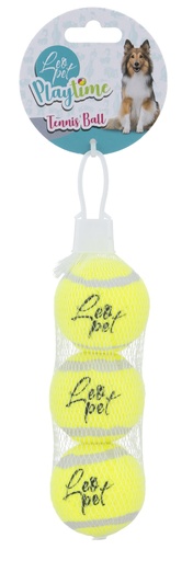 [GH526651] LEO PET PELOTA DE TENNIS 5CM (PACK 3 UND.)
