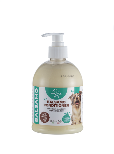[IC767691] LEO PET CHAMPÚ BÁLSAMO CON ACEITE DE ALMENDRAS  500ml