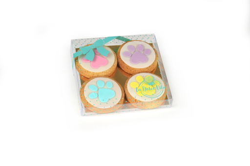 [LDVPAW] LEO PET GALLETA EN FORMA DE HUELLA CAJA DE 4PZ 120GR