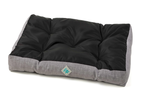 [P8110401] LEO PET COLCHÓN IMPERMEABLE NEGRO 90X65X10 CM