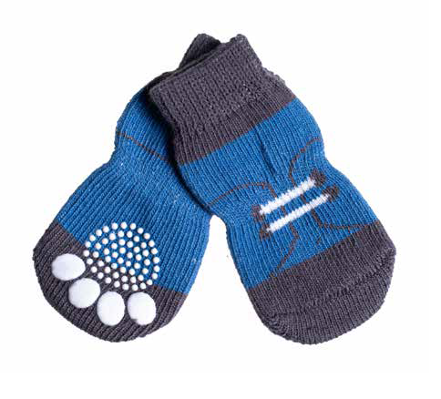 [PS013BM] LEO PET CALCETINES PARA PERRO SNEAKERS BLU TALLA M