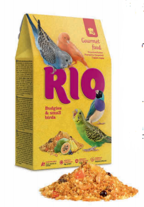 [RI21210] RIO ALIMENTO GOURMET PERIQUITOS Y PEQUEÑAS AVES 250GR (5 UND.)