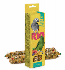 [RI22150] RIO BARRITAS LOROS CON FRUTA Y BAYAS 2X90GR 