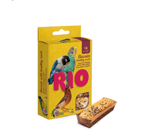 [RI22180] RIO BIZCOCHO CON SEMILLAS PARA PAJAROS (8 CAJAS DE 5 BIZCOCHOS)