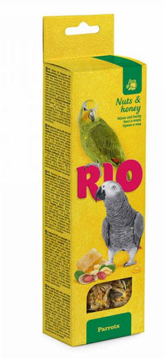 [RI22210] RIO BARRITAS LOROS CON MIEL Y NUECES 2X90GR