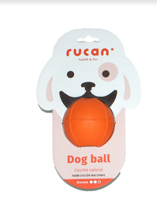 [RU900000011] RUCAN DOG BALL NARANJA DUREZA MEDIA T-S