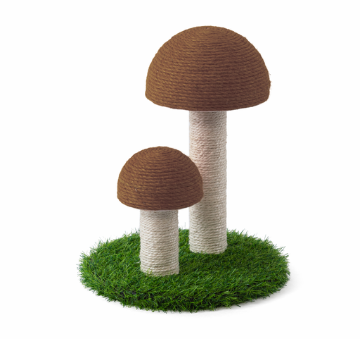 [TG765666] LEO PET RASCADOR GATO SETAS MARRON 30X30X35H CM