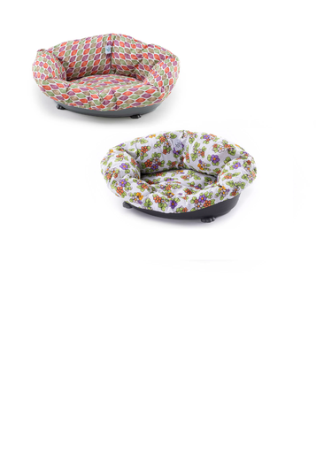 [VC2049000] LEO PET FUNDA PARA CESTA DE PLÁSTICO GIOVE CON CIERRE ELÁSTICO 90X60X26CM TELAS MIXTAS