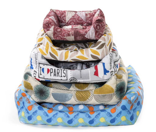 [VC3119000] LEO PET CAMA RODI 40X50 COLORES ESTAMPADOS MIXTOS