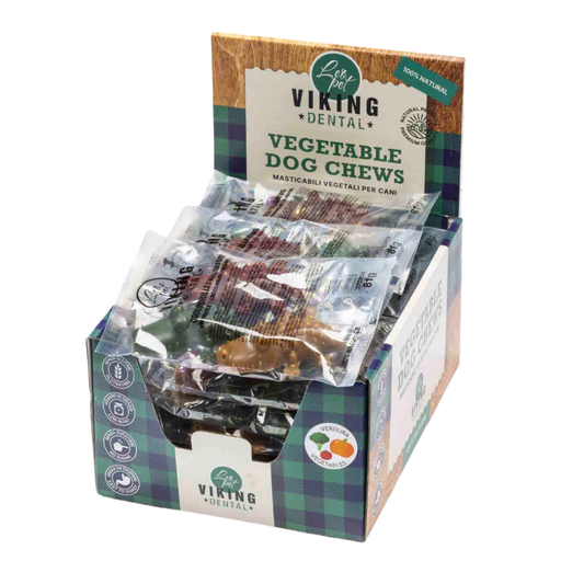 [VK0107] LEO PET SNACK DENTAL COCODRILO 9,5 CM TALLA-M (60 UND.)